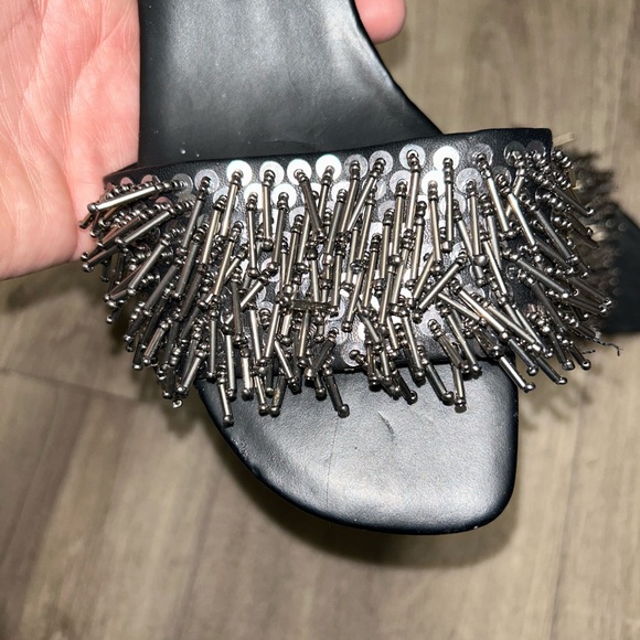 Zara trafaluc embellished heeled sandals size 5 - Picture 2 of 7